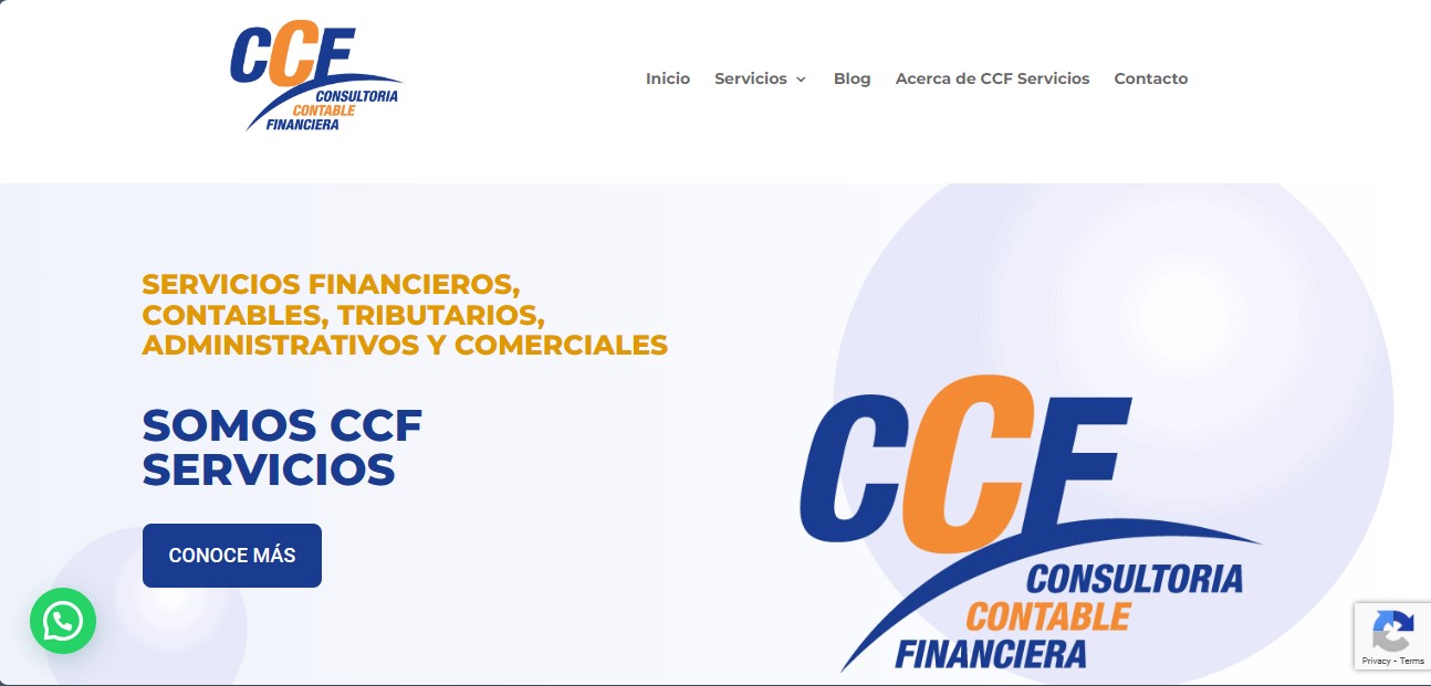 sitio web CCFservicios.biz